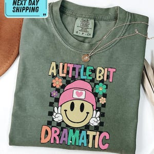 Chemise rétro pour enfant « A Little Bit Dramatic » Comfort Colors