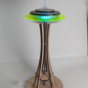 LED Light Space Needle Modern Lamp Light Desktop Lamp Seattle Night Light Space Needle Model Gift