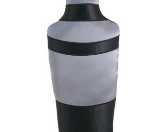 Negro y plata Martini Shaker decorativos almohada 21 x 9 pulgadas