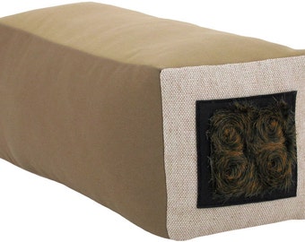 Veliarca Dark Box Bolster Decorative Throw Pillow 6 x 6 x 18 inches