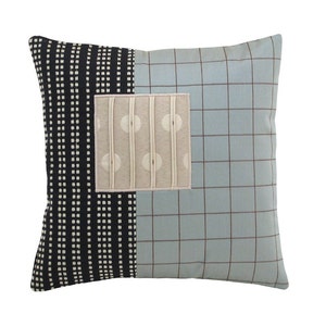 Aqua Alchemy Modern Decorative Pillow 12 x 12 inches image 1