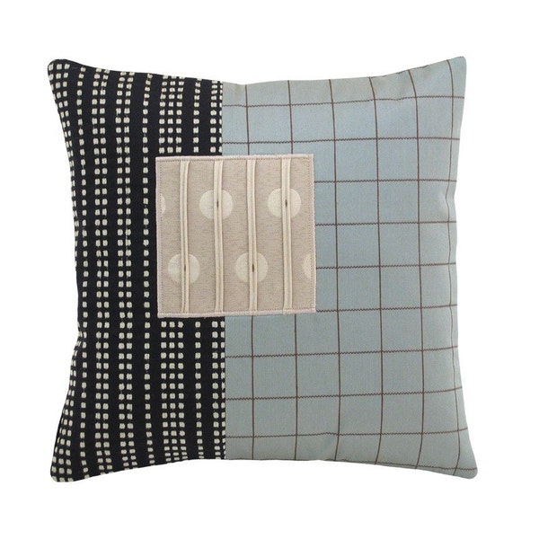 Aqua Alchemy Modern Decorative Pillow 12 x 12 inches