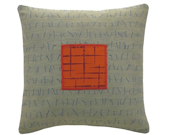 Orange Alchemy "Squared" Decorative Pillow 12 x 12 inches