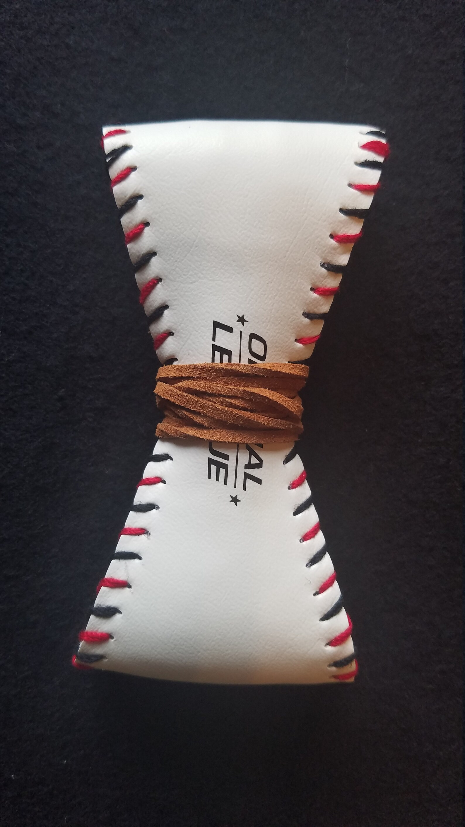 Baseball Bow Tie Real Baseball Bow Tie Mens Leather Bow Tie Etsy