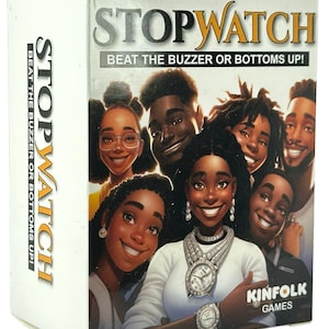 Stopwatch : The Ultimate Urban Party Black Owned Game - Celebrate Black Culture with Hilarious Drinking Cards for Unforgettable Nights