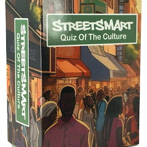 Street Smart : The Ultimate Trivia Game for Black Culture! with 100 Engaging Cards, Dive Deep into The Richness of Black Heritage.