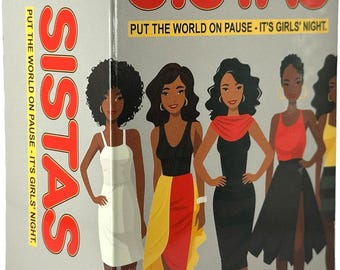 Sistas : Ladies&#39; Night Drinking Game Empowerment, Laughs & Sisterhood in Every Box - Perfect for a Bachelorette Party and Girls&#39; Getaways