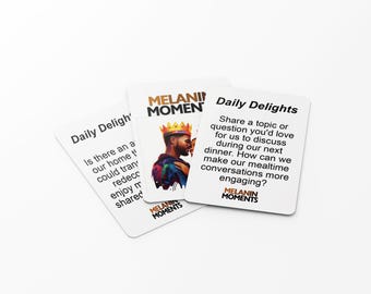 Melanin Moments Conversation Cards For Couples - Deep Questions For Black Couples Date Nights