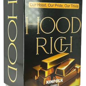 HoodRich Game Night : Dive Deep into African-American Culture with Engaging Trivia Cards Designed to Challenge, Amuse, and Enlighten You!