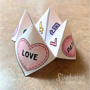 1 Corinthians 13 Paper Craft Game Printable, Color-your-own Cootie ...