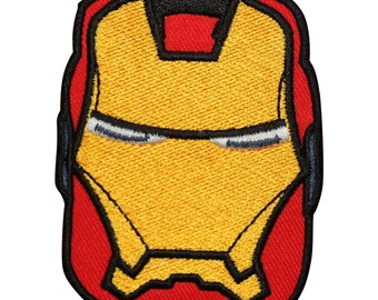Ironman Superhero Movie Embroidery On Patch Badge Embroidered Applique For Clothes