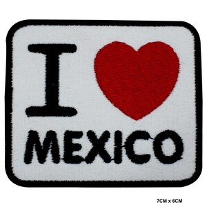 I LOVE NEW MEXICO Logo Patch Badge Embroidered Applique For Clothes