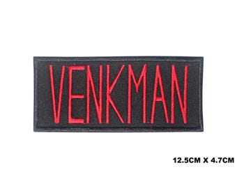 Parche bordado con el logotipo de VENKMAN Ghost Buster para ropa