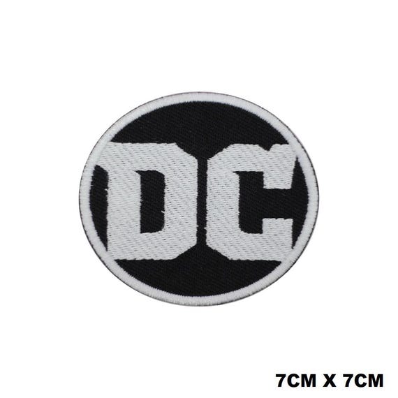 Patch DC Comics Superhero Circle Movie Logo - À Coudre Ou Thermocoller