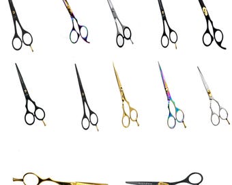 Tijeras profesionales de peluquería, tijeras de barbero, tijeras de corte de pelo de salón, tijeras afiladas