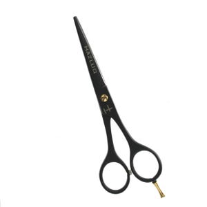 Black & Gold Barber Shears: 6&quot; Stainless Steel Hair Cutting Scissors