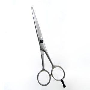 Titanium Coated Barber Shears: Stainless Steel Hair Cutting Scissors with Finger Rest