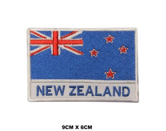 Vlag van Nieuw-Zeeland strijken/naaien geborduurde patch badge appliqué voor kleding