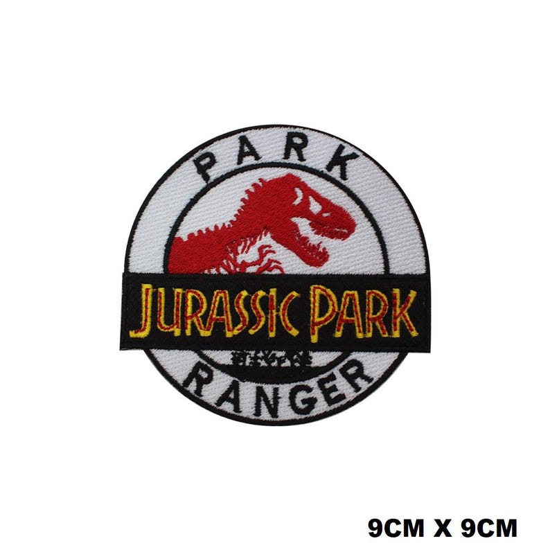 Jurassic Park Ranger Logo Iron/sew on Patch Badge Embroidered Applique ...