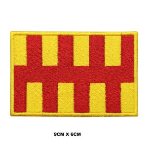 Northumberland County Flag Iron/Sew On Patch Badge Embroidered Applique For Clothes