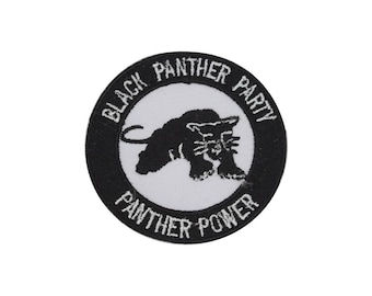 Parche bordado de la película Pantera Negra para ropa