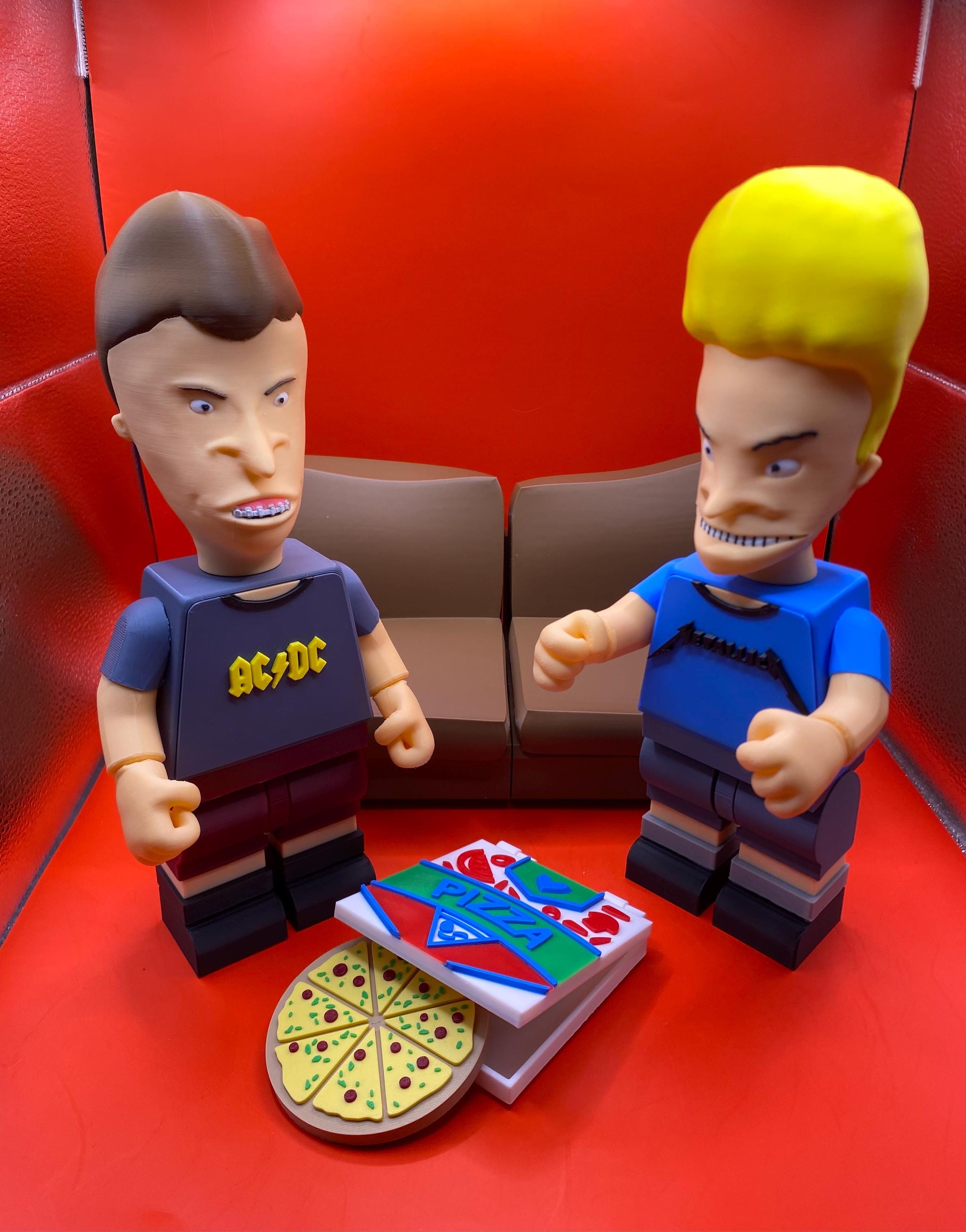 1998 　Beavis and Butt-Head フィギュア　2体　セット Beavis and Butt-Head Micro Figures 2 Piece Bundle Set | eBay
