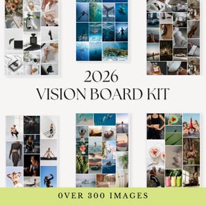 2026 Vision Board Kit - Printable | Visualisation + Manifestation