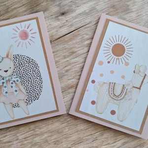Blank cards. Handmade children's cards for birthday or new baby.