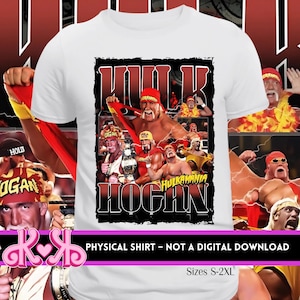 RIP Hulk Hogan Shirt | Vintage 90s WWE Wrestling Tee | Memorial Wrestling Graphic Tee | S-2XL