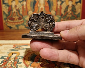 Sello taoísta de consagración personalizable, medalla taoísta de los Tres Tesoros para protección y abundancia, sello Feng Shui de estilo antiguo, decoración zen.