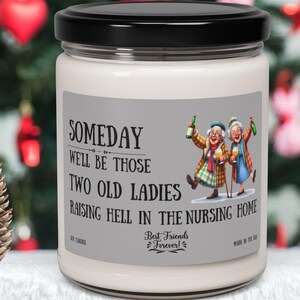 Soy Candle, BFF Friendship Candle, Funny Gift for Best Friend, Scented Candle, Long Lasting Candle, Friendship Candle