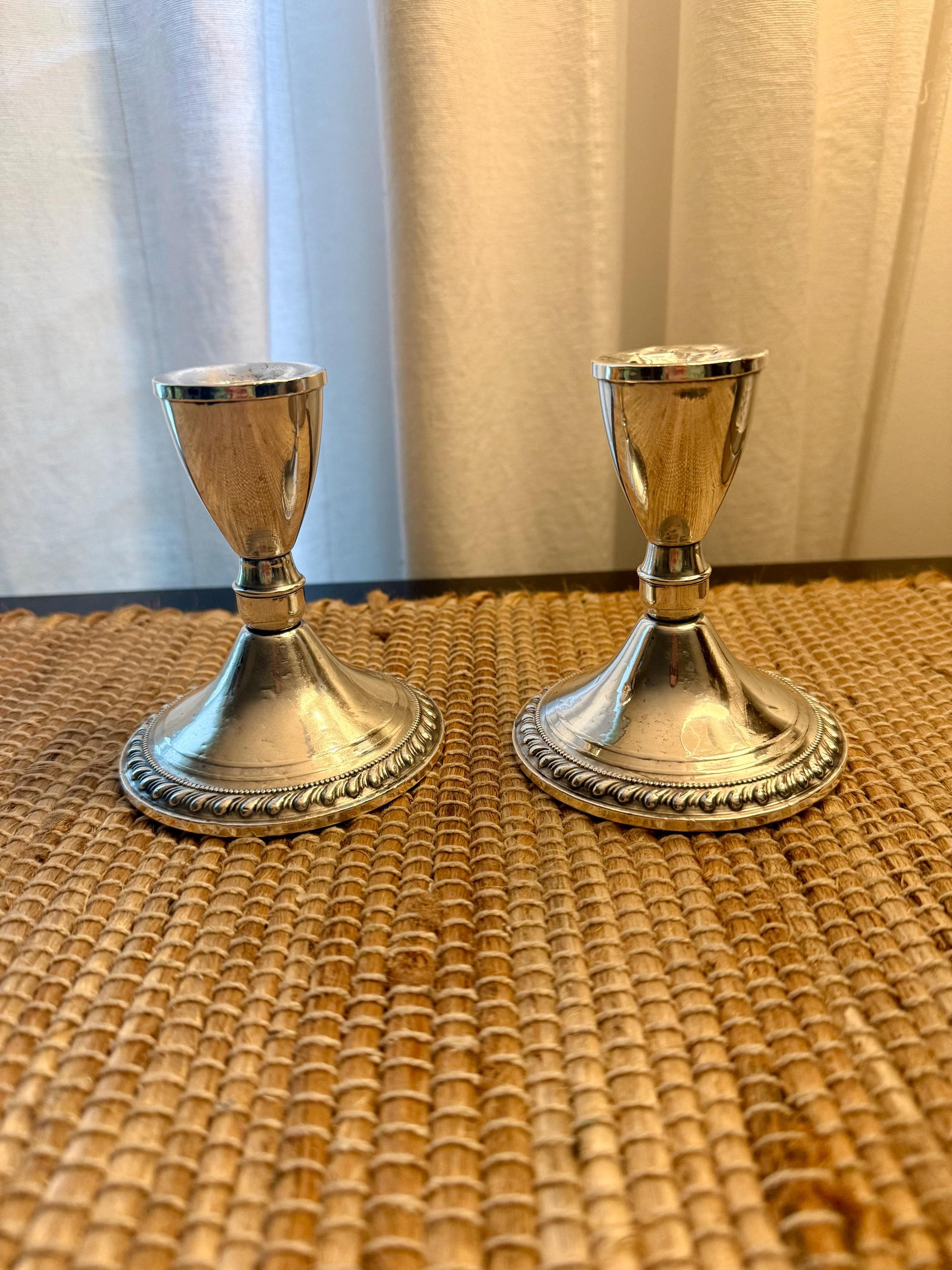 Duchin Creation Weighted Sterling Candlestick Holder - Etsy