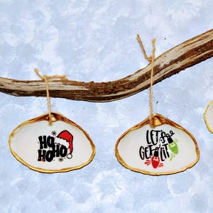Custom Shell Holiday Ornaments