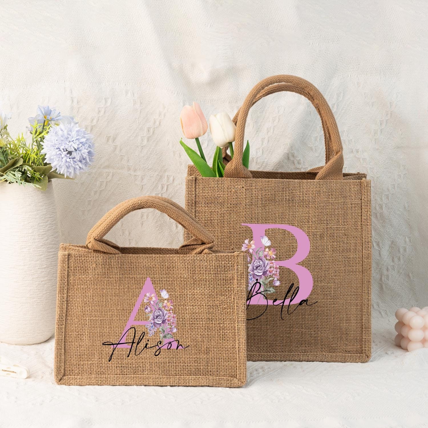 Bottle jute bag hotsell