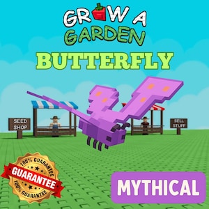 Roblox Grow A Garden - Butterfly - (Mythical) 1 piece Fast Delivery