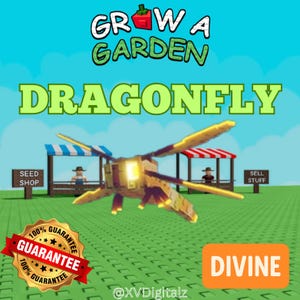 Roblox Grow A Garden - Dragon Fly - (Divine) 1 piece Fast Delivery