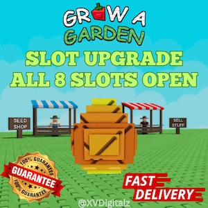 Roblox Grow A Garden - All Slots Unlock 8/8 Pet Slots Used for Adding 5 Slots Fast Delivery