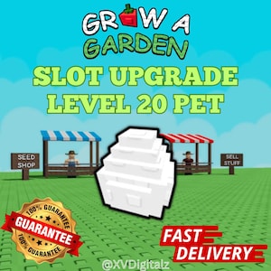 Roblox Grow A Garden - Level 20 Pet (1 PIECE) | Random Level 20 Pet | Used for Adding 1st Pet/Egg Slot Fast Delivery