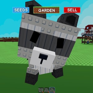 Roblox Grow A Garden - Mega Raccoon (Animale Divino) Consegna Rapida