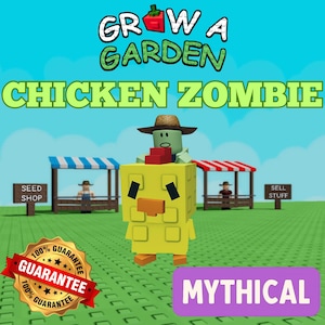 Roblox Grow A Garden - Chicken Zombie - (Mythical) 1 piece Fast Delivery