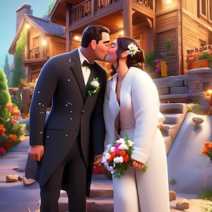 Pixar Style Portrait from Photo, Couple Cartoon, Pixar Art Style Portrait, 3D Cartoon Style Portrait, Personalized Cartoon Gift