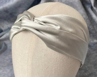 Silk satin headband