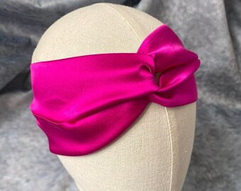 Silk satin headband