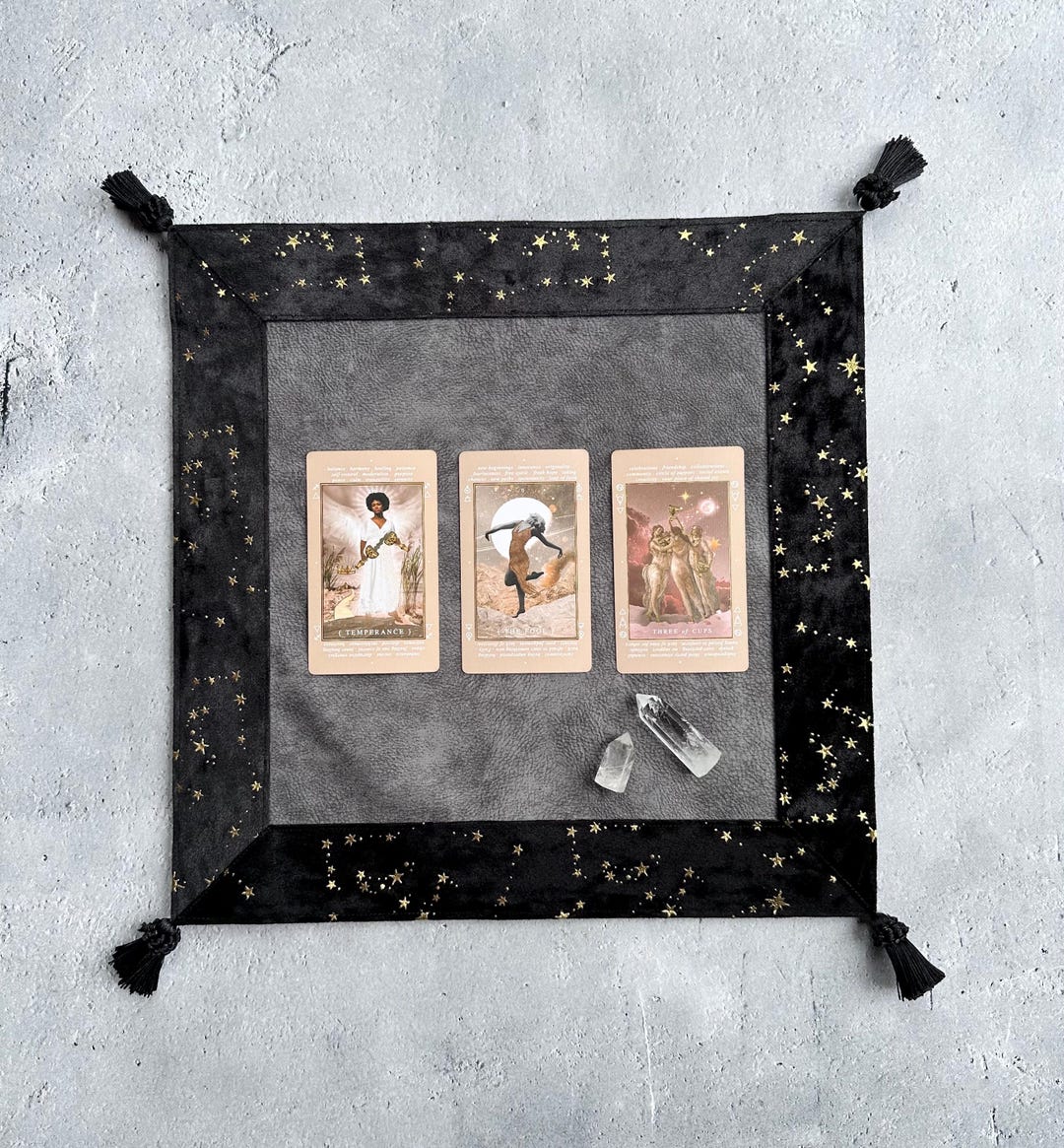 Mini Tarot Mat / Altar Cloth / Tarot Cloth Altar Cloth,handmade Made in ...
