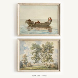 Watercolor fishing nursery art with ducks, mallard wall prints, bass and trout artwork for baby boy room, vintage-inspired fish illustrations, decorative fishing wall art for kids bedroom, playful fisherman theme decor, rustic nursery wall prints with freshwater fish, cozy boys room wall accents, charming angler artwork for children’s room, unique baby shower gift for fishing families