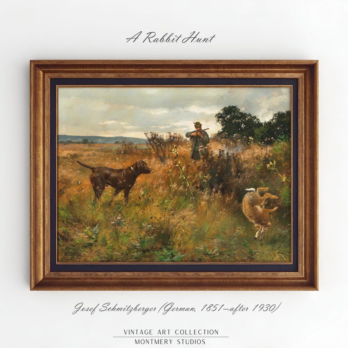 Old Rabbit Hunting Posters Vintage Hunting Wall Art Set, Upland Hunt Prints, Game Birds Pheasant ...