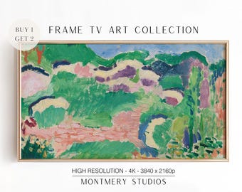 Henri Matisse Frame TV Art, Modern Abstract Landscape, Spring TV Decor, Mid Century Modern Impressionist Frame TV Art, MA3