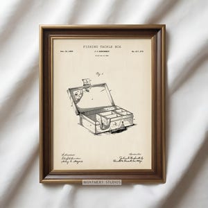 Set of 6 Bass Fishing patent prints, featuring Largemouth, Smallmouth, and Striped Bass. Includes vintage fishing lure, fishing reel, and tackle box designs. Ideal for fishing enthusiasts, anglers, and man cave decor. Perfect for lake house walls or as a unique fishing gift. Detailed, vintage illustrations capture the essence of freshwater fishing and North American game fish. High-quality fishing art prints, perfect for home or office decor.