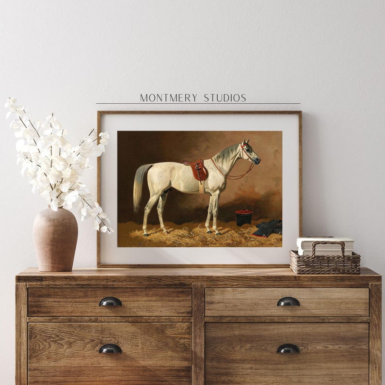 Vintage horse illustrations, 19th-century inspired prints, equestrian digital art, rustic farmhouse decor, western horse artwork, Emil Volkers inspired designs, antique-style wall art, classic animal art set, cowboy and country decor