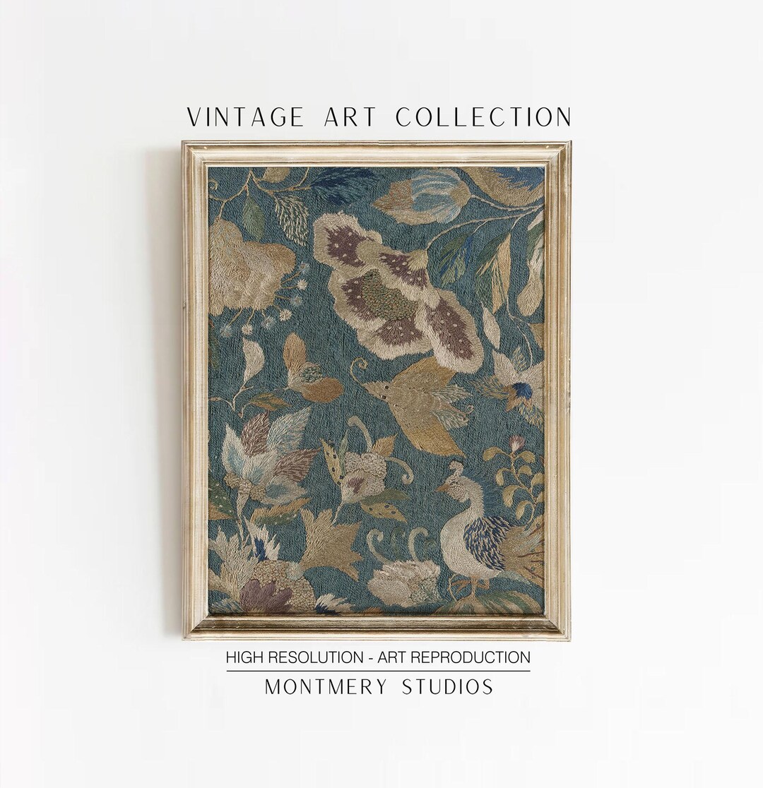 William Morris Japanese Crafted Tapestry Art Tights - 17th Century Panel main image 1
